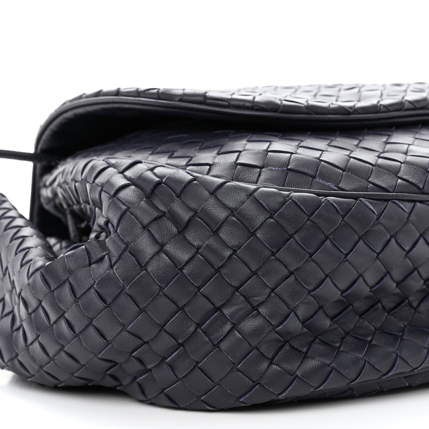 Bottega Veneta Nappa Intrecciato Messenger Ink 10 of 12