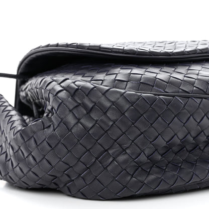 Bottega Veneta Nappa Intrecciato Messenger Ink 10 of 12
