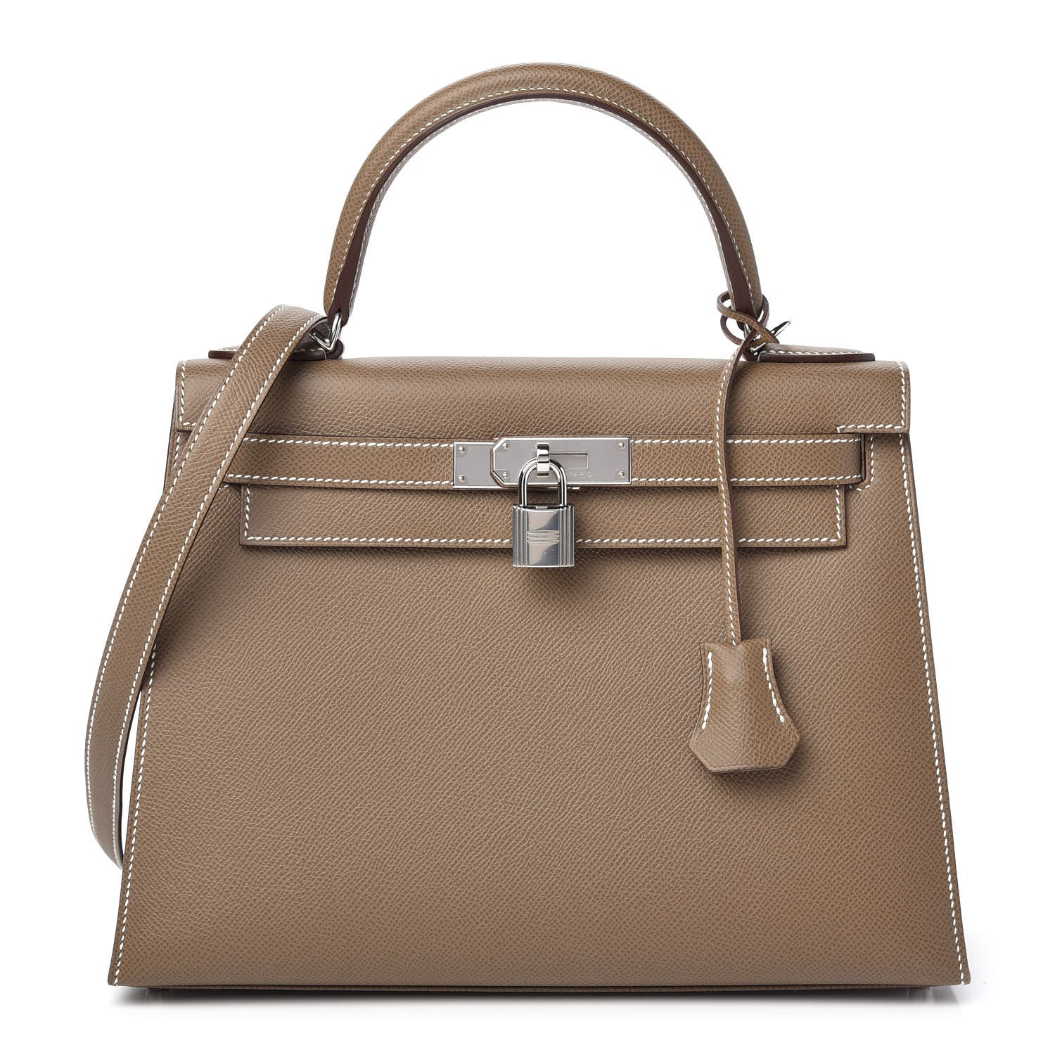 Hermes Epsom Kelly Sellier 28 Etoupe 1 of 11
