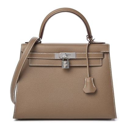 Hermes Epsom Kelly Sellier 28 Etoupe 1 of 11