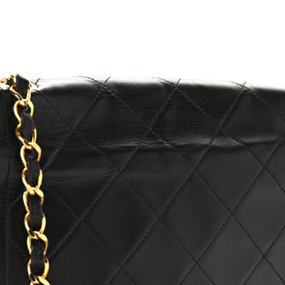 Chanel Lambskin Quilted Medium Single Flap Black 9 of 13