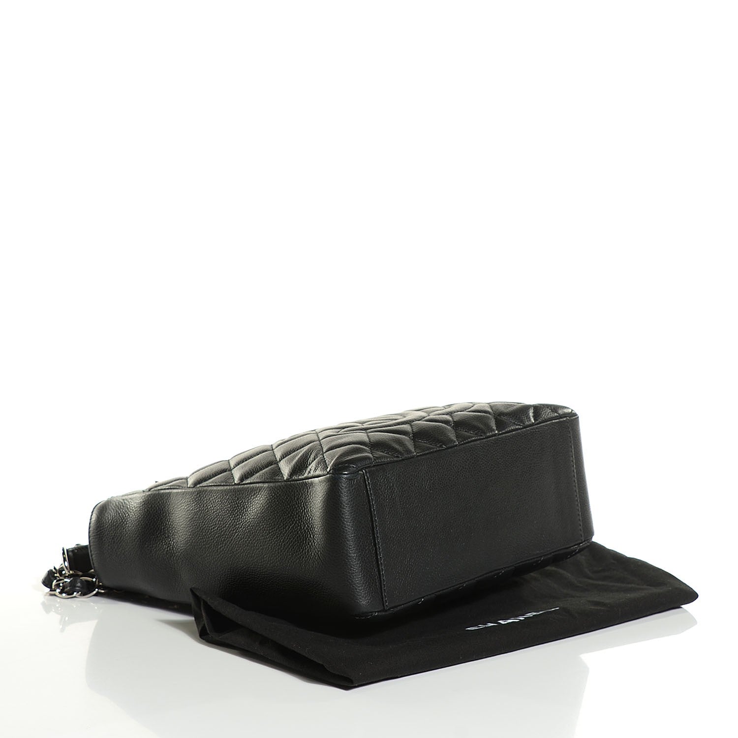 Chanel Caviar Quilted Petit Shopping Tote PST Black 4 of 7