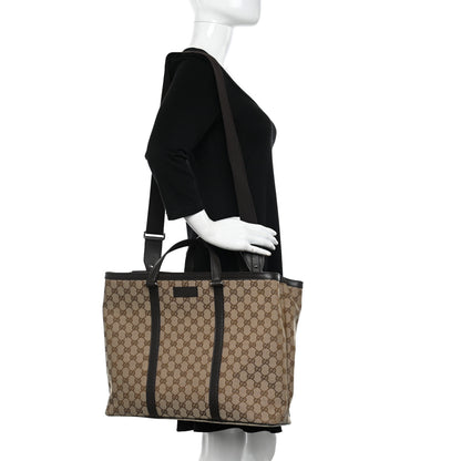 Gucci GG Monogram Large Joy Tote Bag Dark Brown 2 of 10