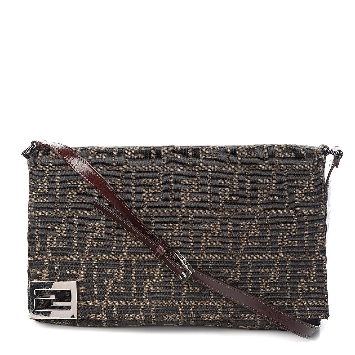 Fendi Zucca Shoulder Bag Tobacco 1 of 9