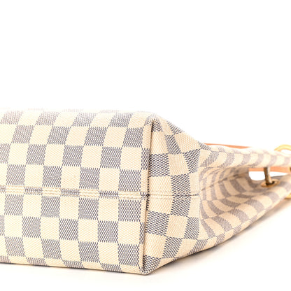 Louis Vuitton Damier Azur Graceful PM Rose Ballerine 10 of 13