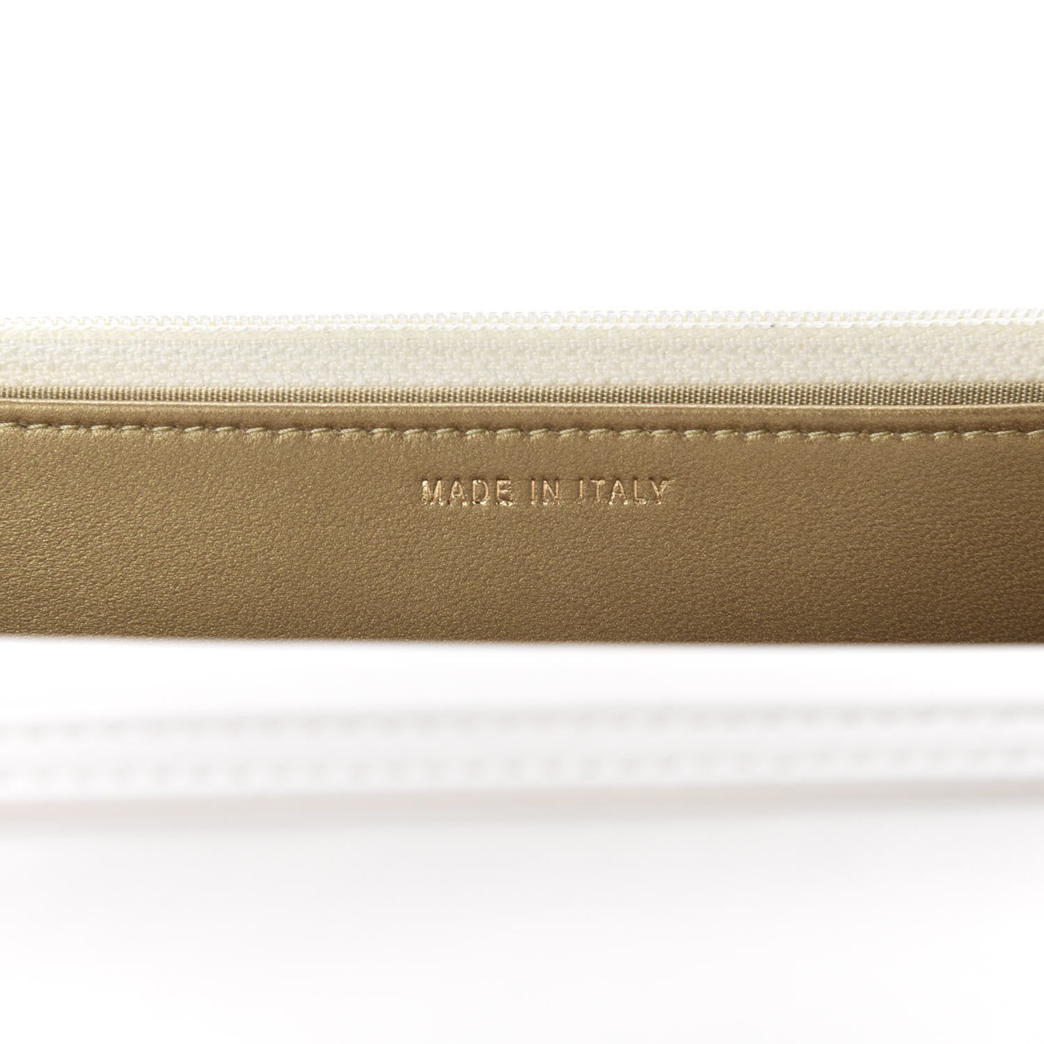 Chanel Lambskin Quilted CC Pearl Crush Wallet on Chain WOC White 8 of 11