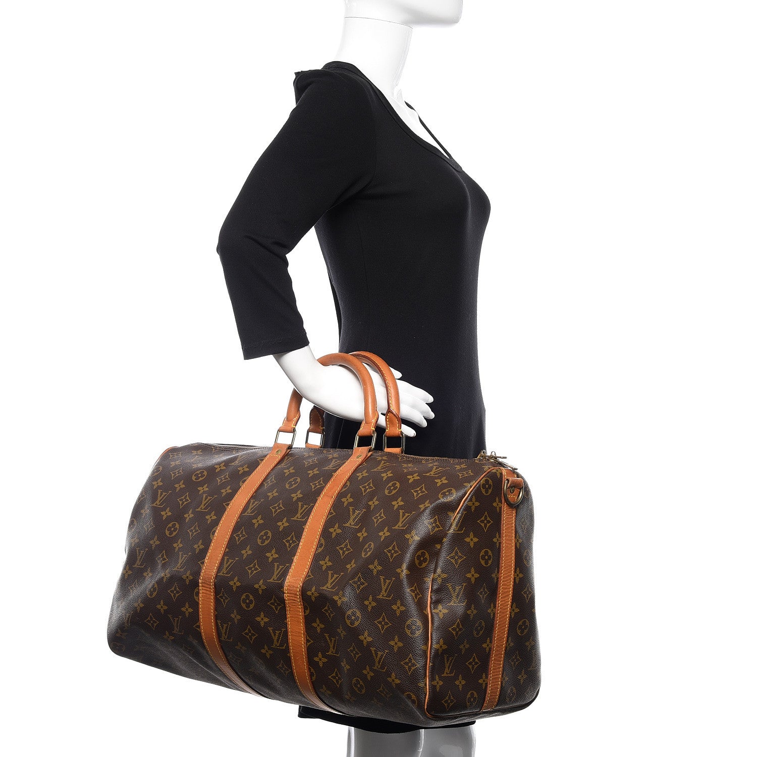 Louis Vuitton Monogram Keepall Bandouliere 50 2 of 12