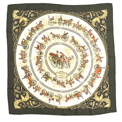 Hermes Silk La Promenade de Longchamps Scarf 90 1 of 3