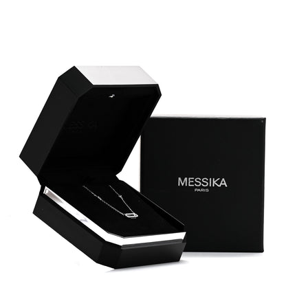 Messika 18K White Gold Diamond Move Uno Pave Necklace 6 of 6