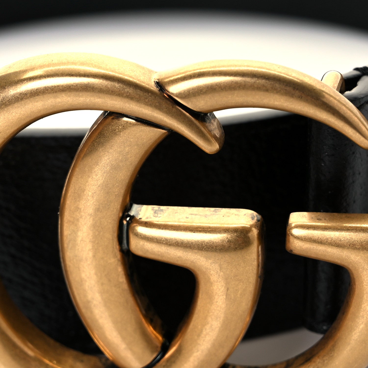 Gucci Textured Calfskin Double G 40mm Belt 85 34 Black 15 of 15