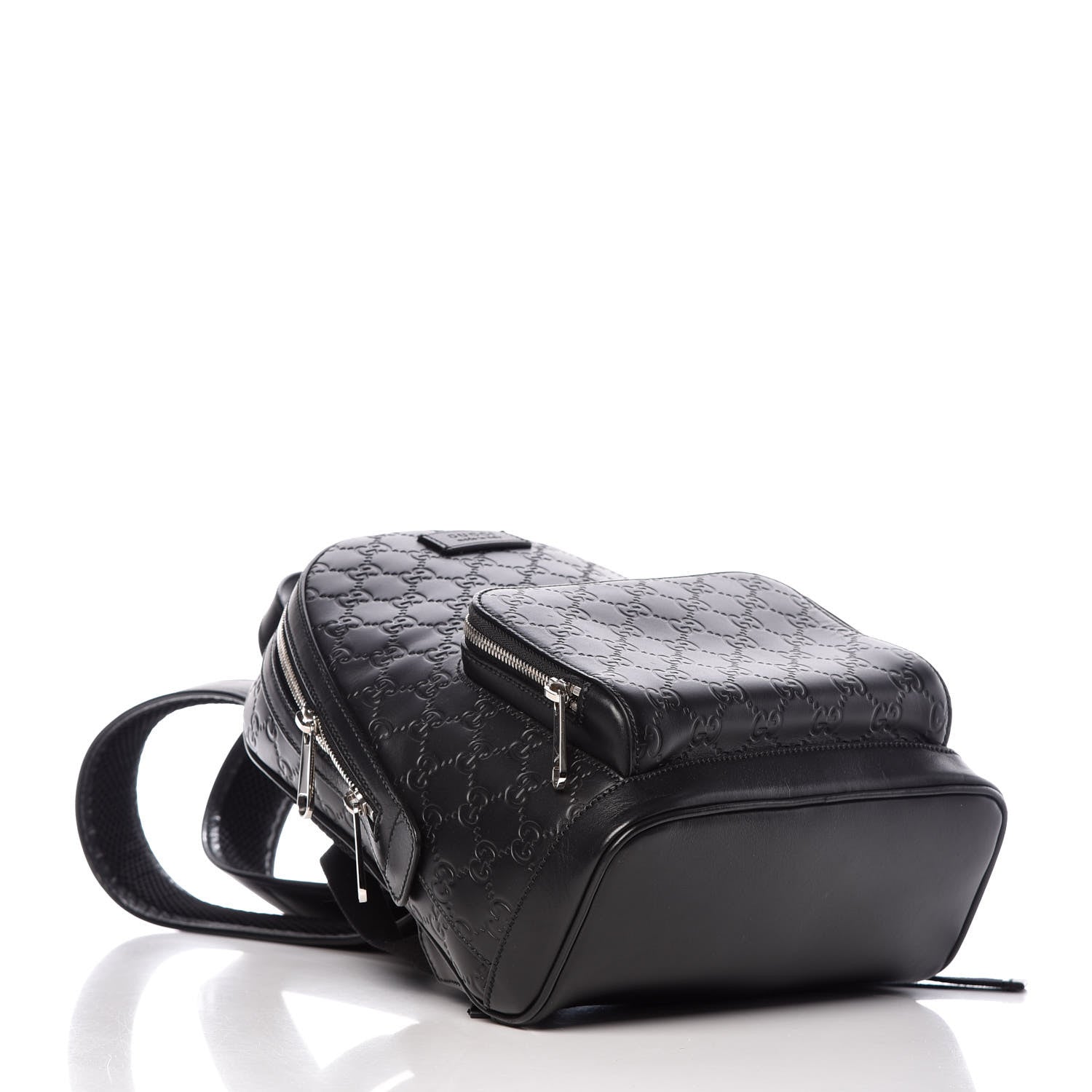 Gucci Guccissima Signature Day Backpack Black 4 of 9