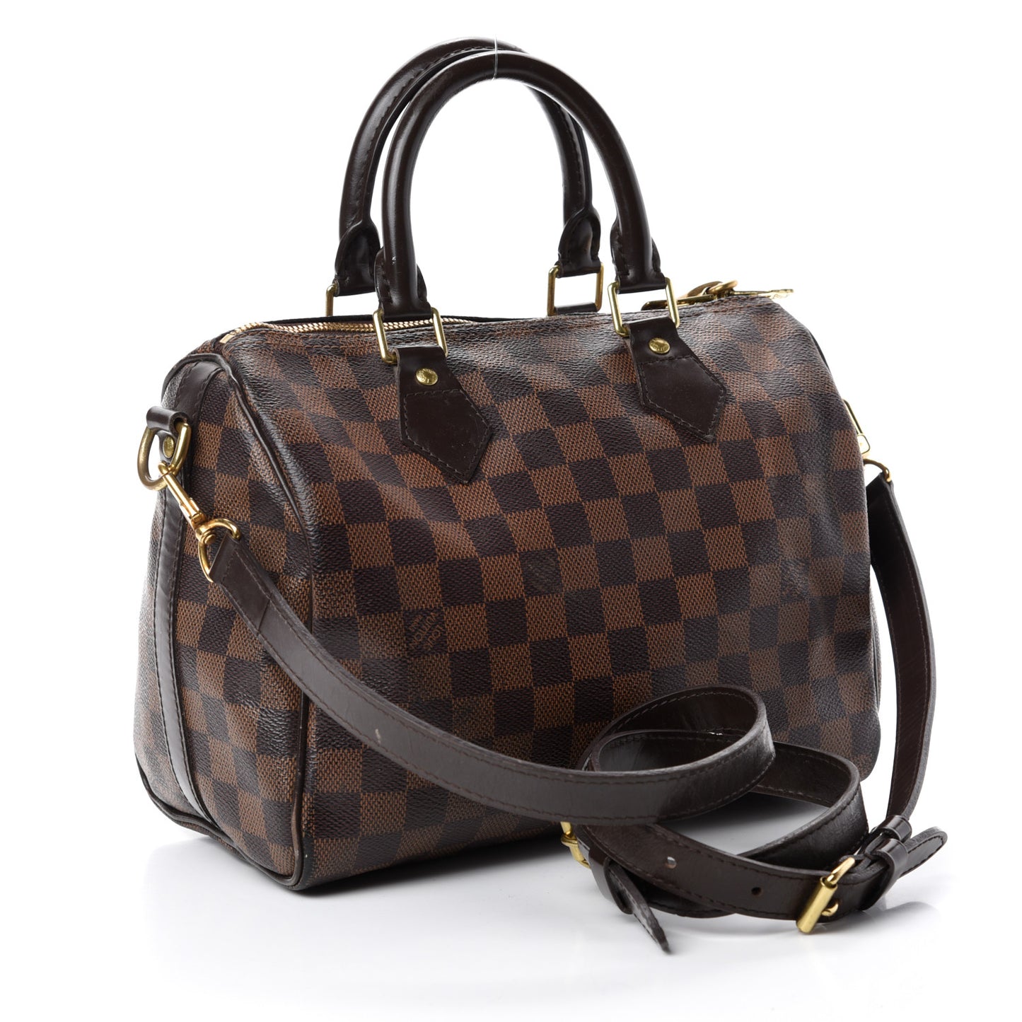 Damier Ebene Speedy Bandouliere 25