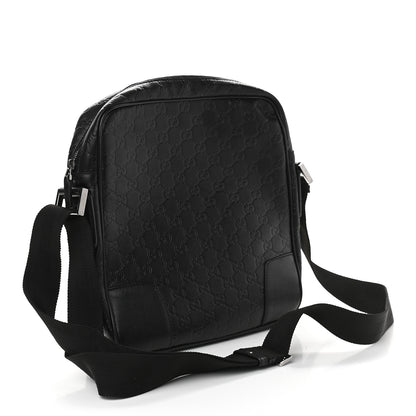 Gucci Guccissima Messenger Bag Black 2 of 9