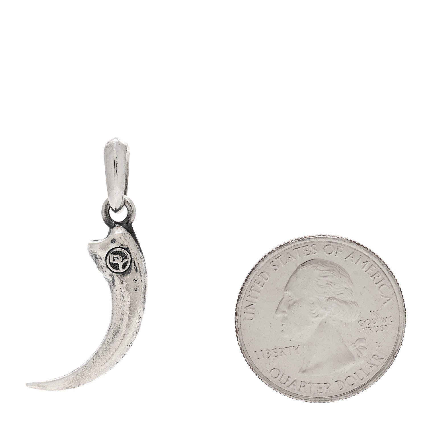 David Yurman Sterling Silver Southwest Eagle Talon Amulet Pendant 2 of 4