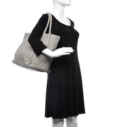 Chanel Calfskin CC Tote Grey 2 of 13