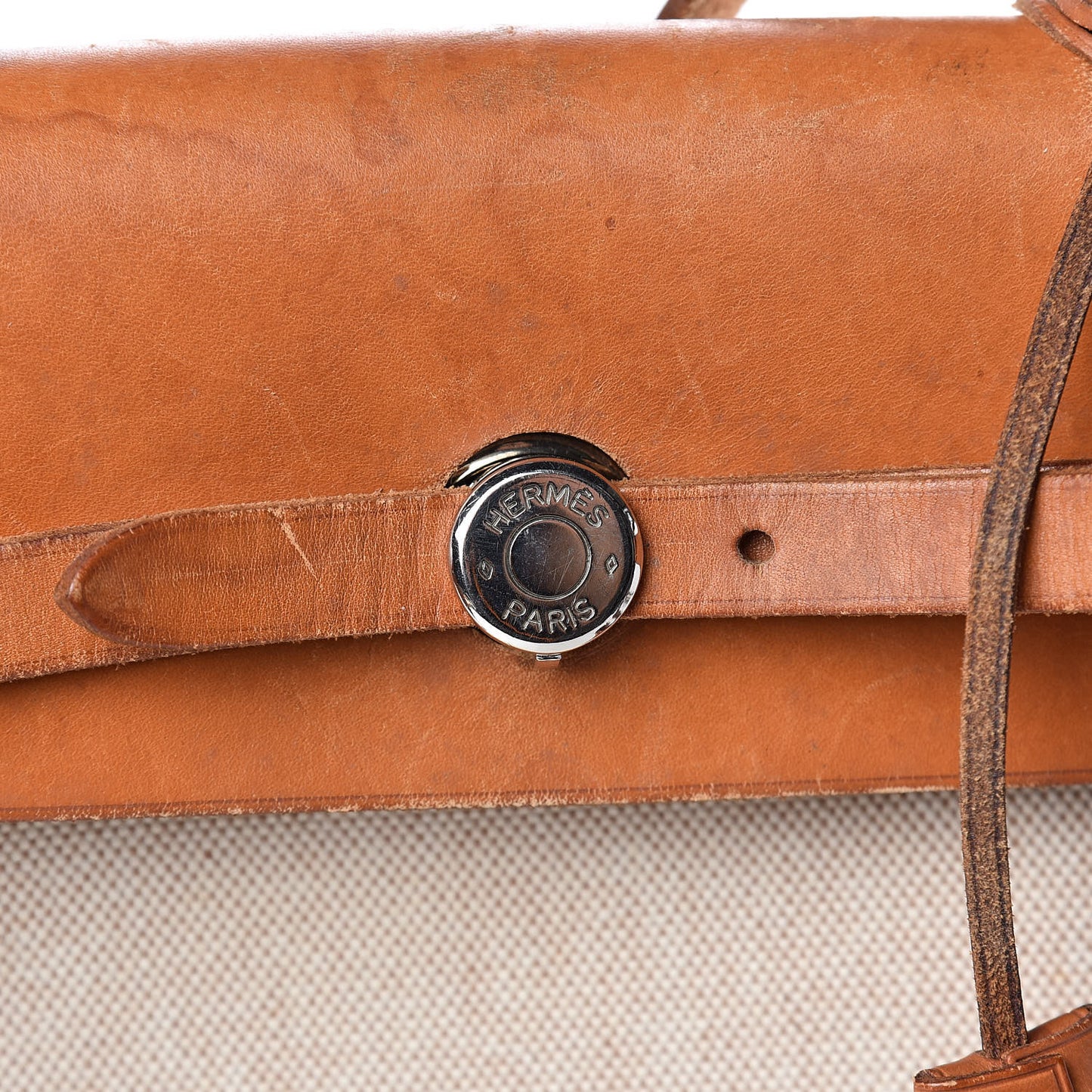 Toile Vache Calfskin Herbag 39 MM Natural