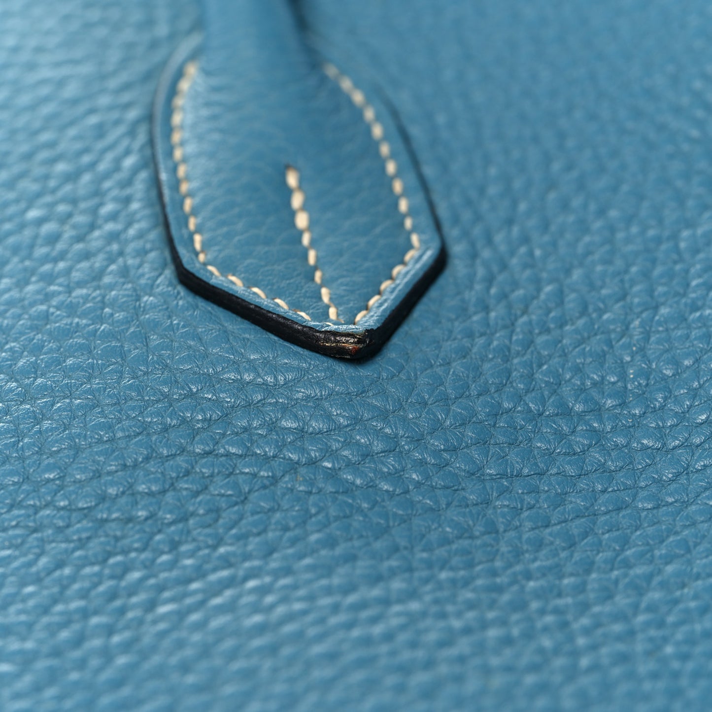 Taurillon Clemence Birkin 35 Blue Jean
