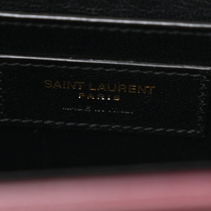 Saint Laurent Grain de Poudre Medium Classic Monogram Cassandra Top Handle Rouge Legion 7 of 12