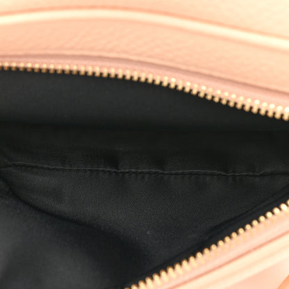 Burberry Grained Calfskin Small Camera Bag Peach Pink 6 of 9