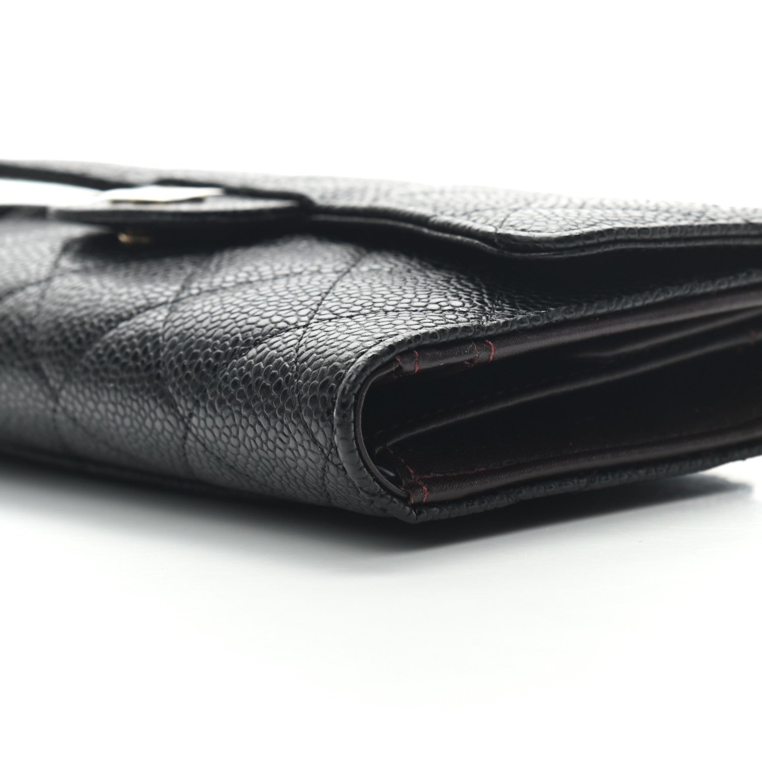 Chanel Caviar Quilted Large Flap Wallet Black 9 of 9