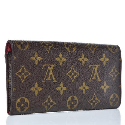 Louis Vuitton Monogram Josephine Wallet Red 4 of 11