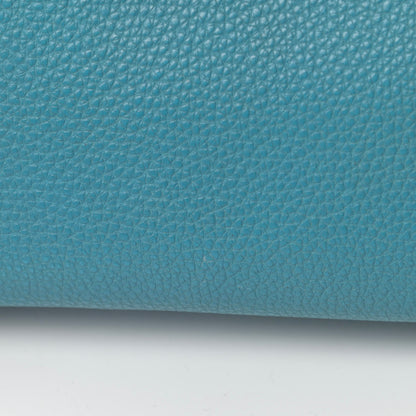 Hermes Taurillon Clemence Birkin 30 Blue Jean 36 of 46