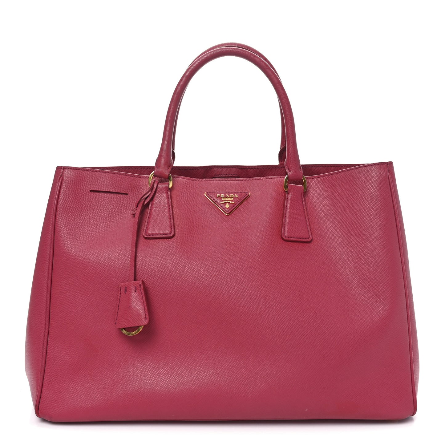 Saffiano Large Galleria Double Zip Tote Peonia