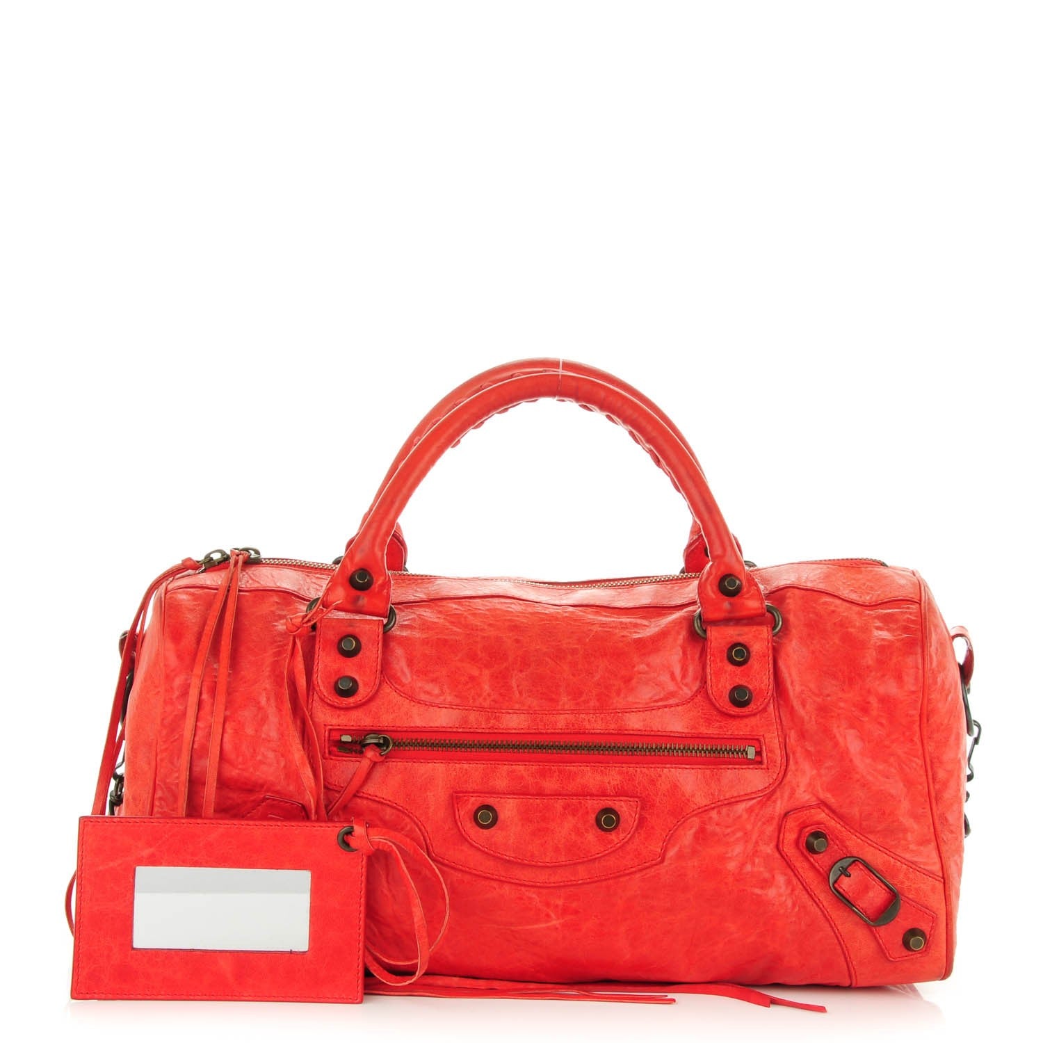 Balenciaga Chevre Classic Hardware Twiggy Red 1 of 8