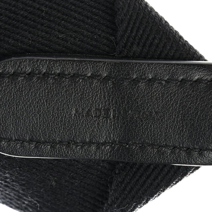 Celine Jacquard Wool Logo Short Strap Black Beige 4 of 6