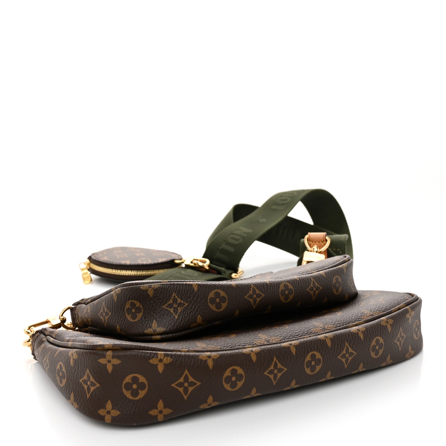 Louis Vuitton Monogram Multi Pochette Accessories Kaki 4 of 10