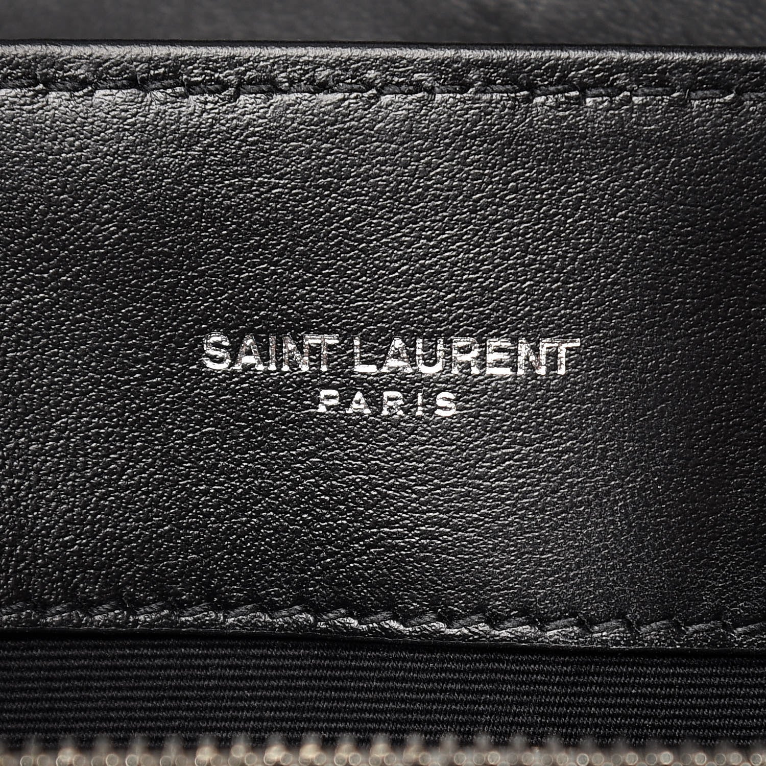 Saint Laurent Calfskin Y Quilted Monogram Medium Loulou Satchel Black 7 of 10