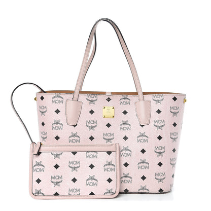 MCM Visetos Small Project Tote Chalk Pink 1 of 12