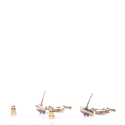 Chanel Resin Pearl Candy Camellia CC Drop Earrings Multicolor 3 of 5