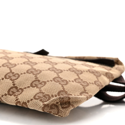 Gucci Monogram Double Pocket Belt Bag Dark Brown 6 of 9