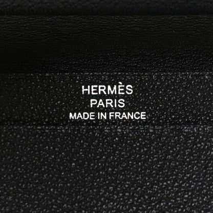 Hermes Chevre Mysore Mini Bearn Wallet Black 6 of 8