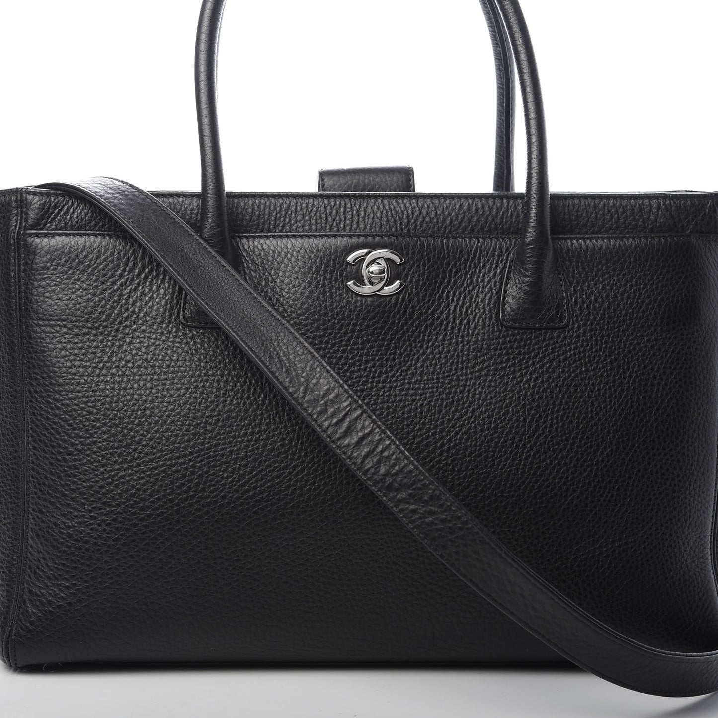 Deerskin Cerf Executive Shopper Tote Black