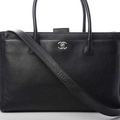 Chanel Deerskin Cerf Executive Shopper Tote Black 8 of 11