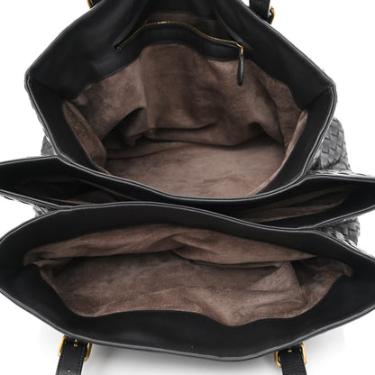 Bottega Veneta Nappa Intrecciato Medium Roma Tote Black 4 of 11