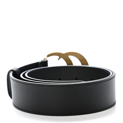 Gucci Calfskin Double G 40mm Belt 85 34 Black 2 of 4