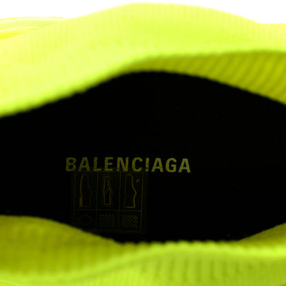 Balenciaga Neoprene Knit Womens Speed Clear Sole Sneakers 37 Yellow Fluo 8 of 10