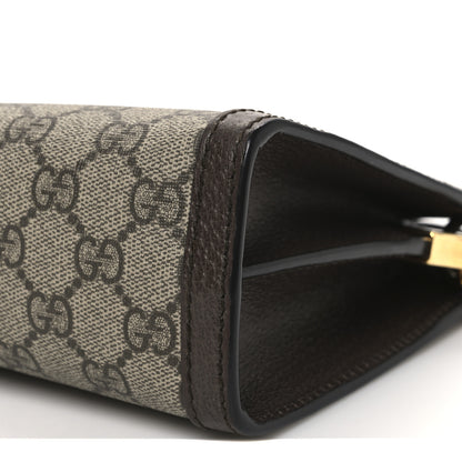 Gucci GG Supreme Monogram Web Small Ophidia Chain Shoulder Bag Brown 10 of 10