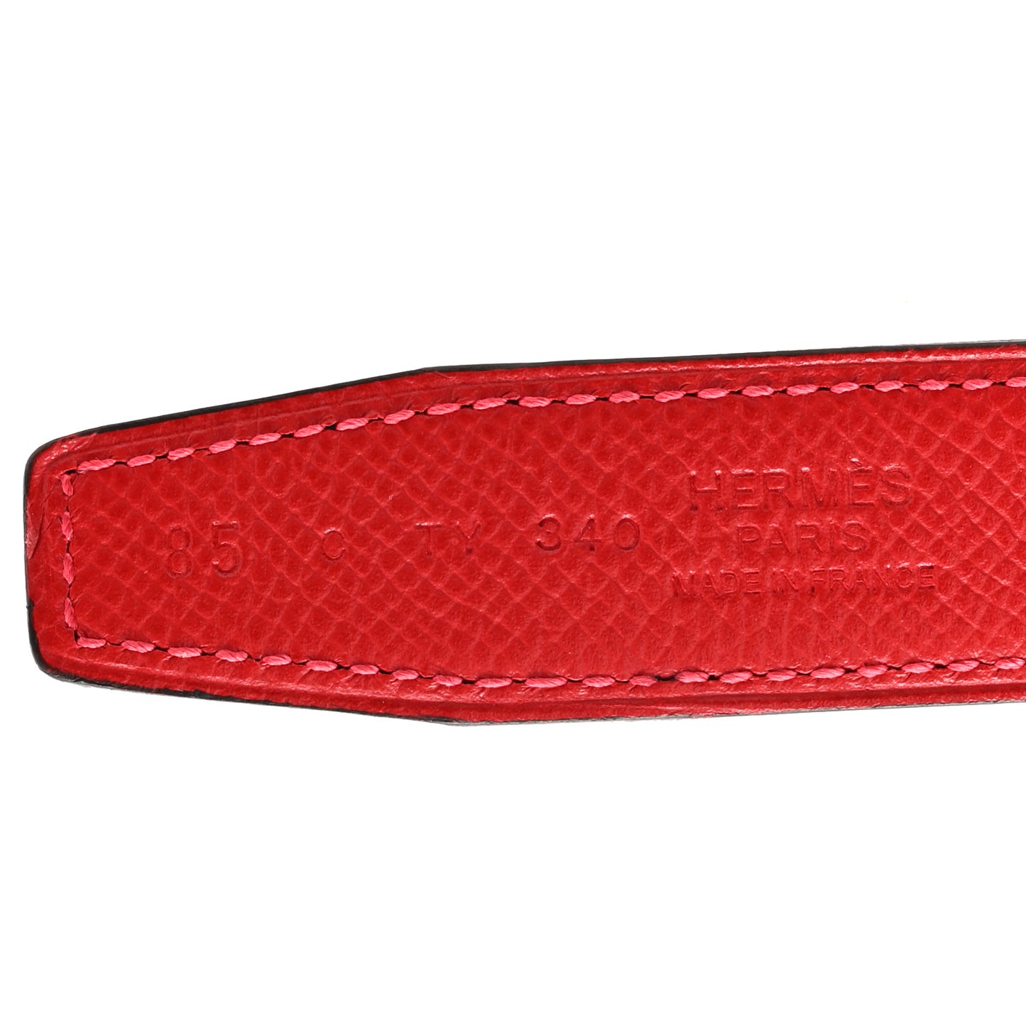 Swift Epsom 24mm Mini Martelee Constance Belt 85 Rouge Casaque Black