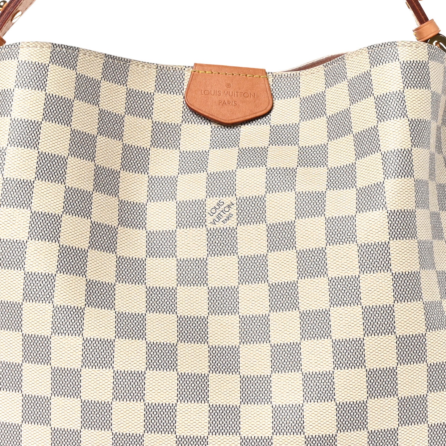 Damier Azur Graceful MM Rose Ballerine
