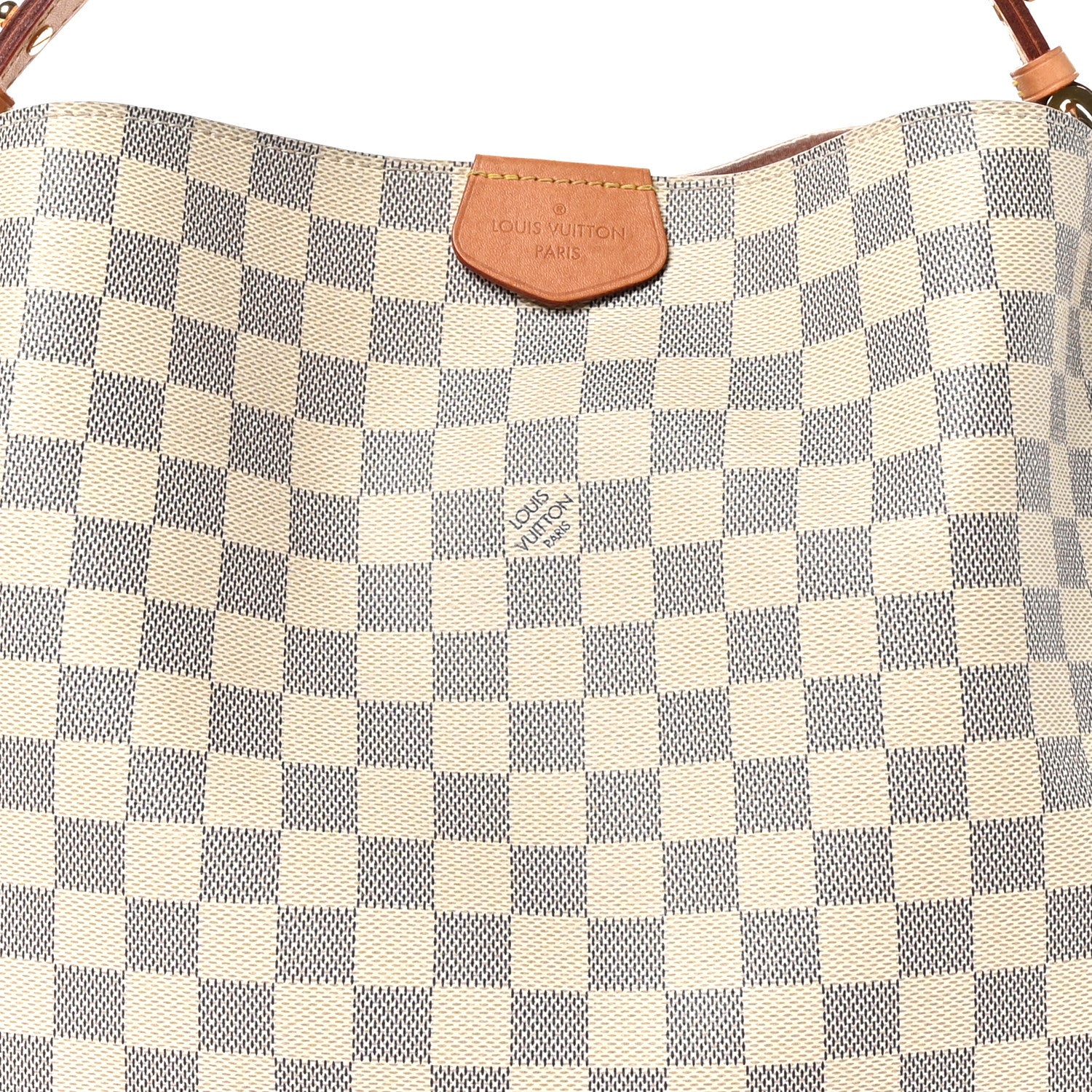 Louis Vuitton Damier Azur Graceful MM Rose Ballerine 7 of 9