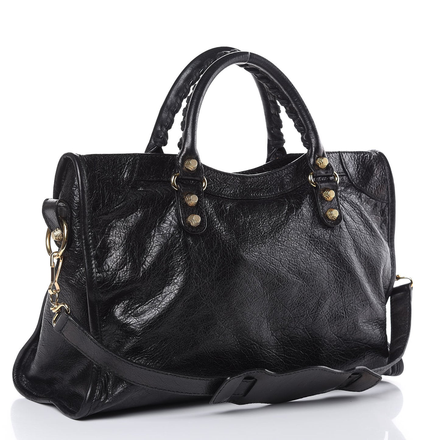 Agneau Giant 12 Gold Hardware City Black
