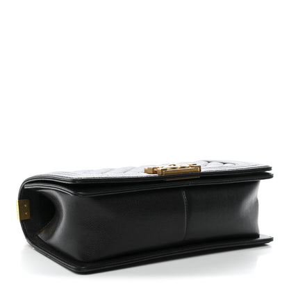Chanel Caviar Quilted Medium Boy Flap Black 4 of 13