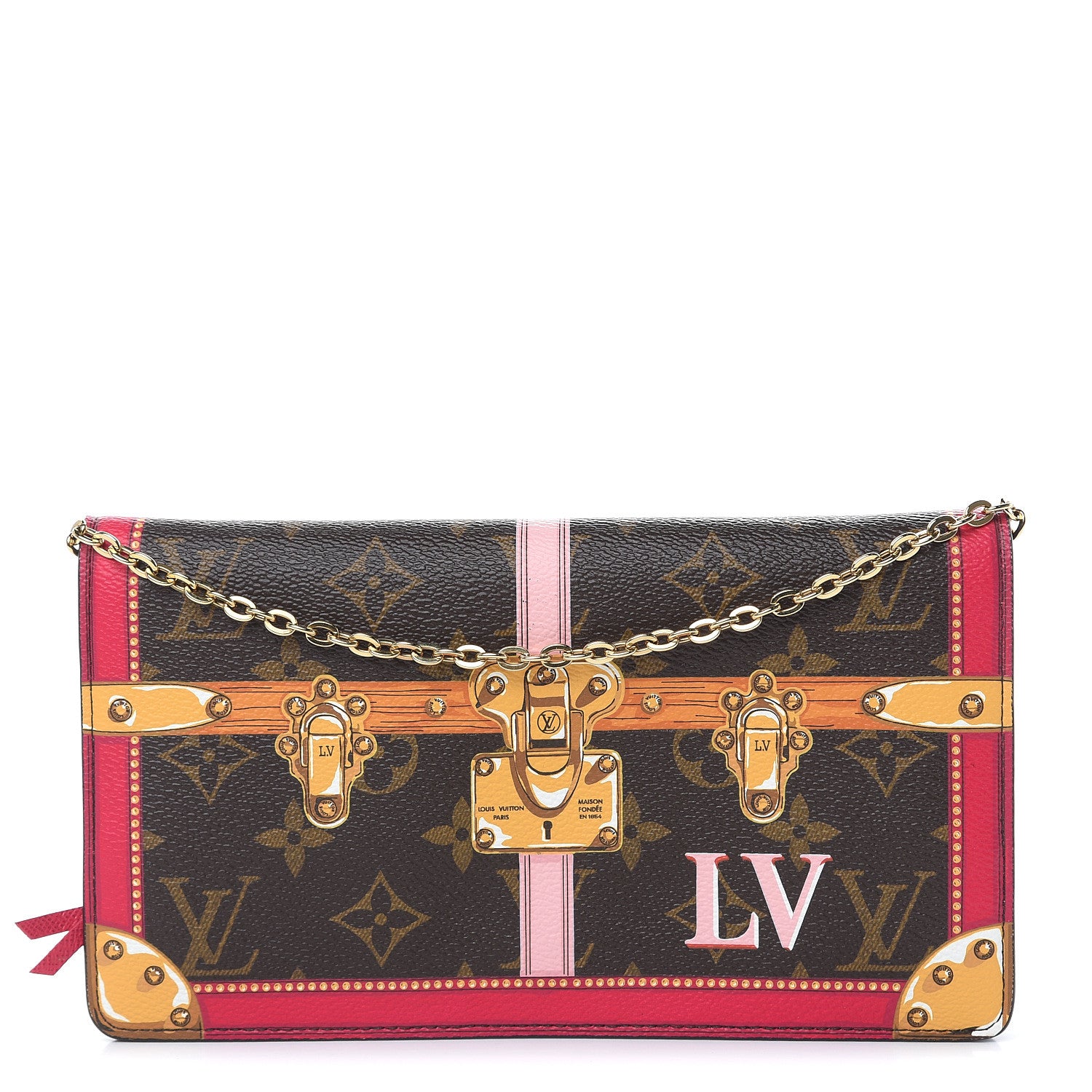 Louis Vuitton Monogram Summer Trunks Pochette Weekend 1 of 10