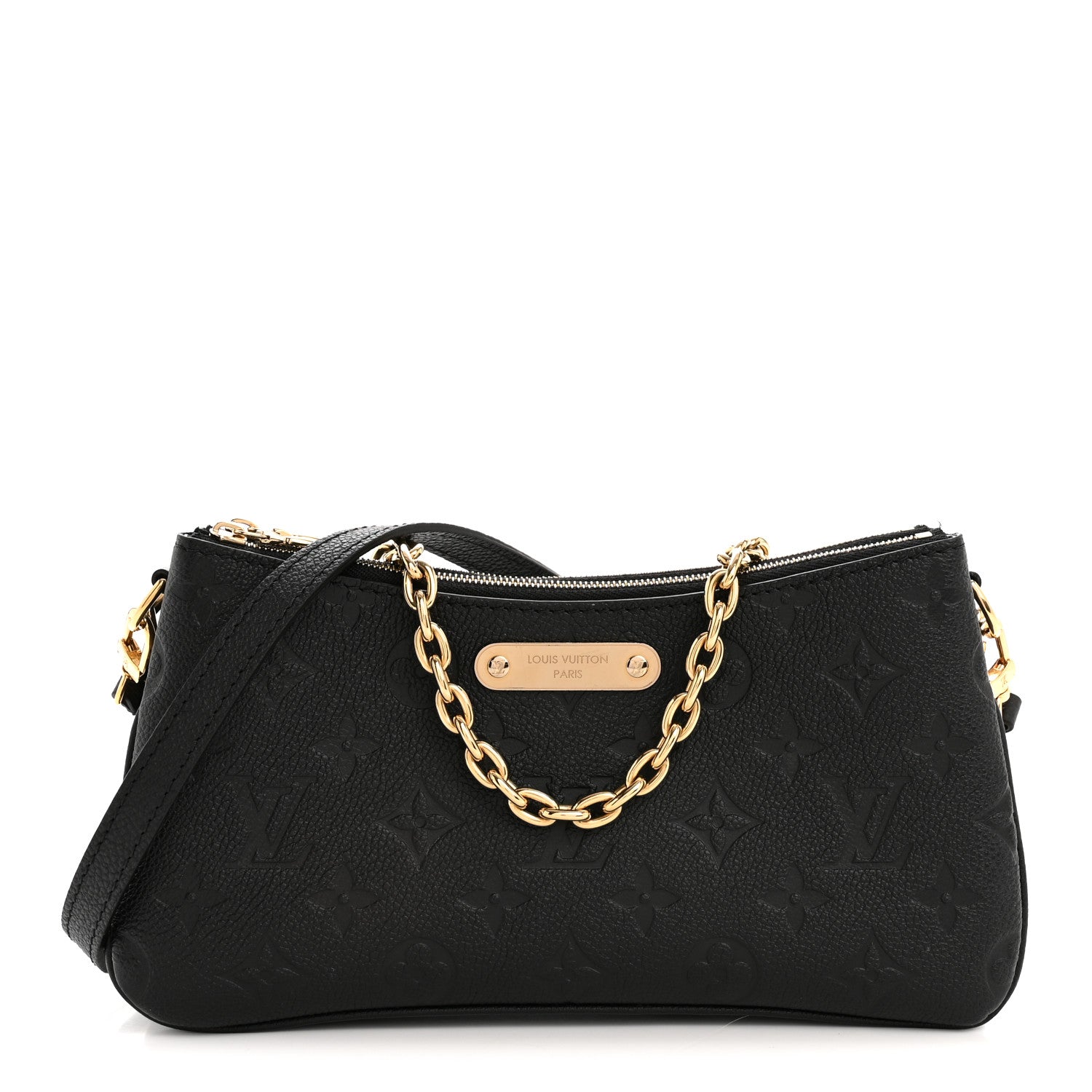 Louis Vuitton Empreinte Monogram Liv Pochette Black 1 of 14