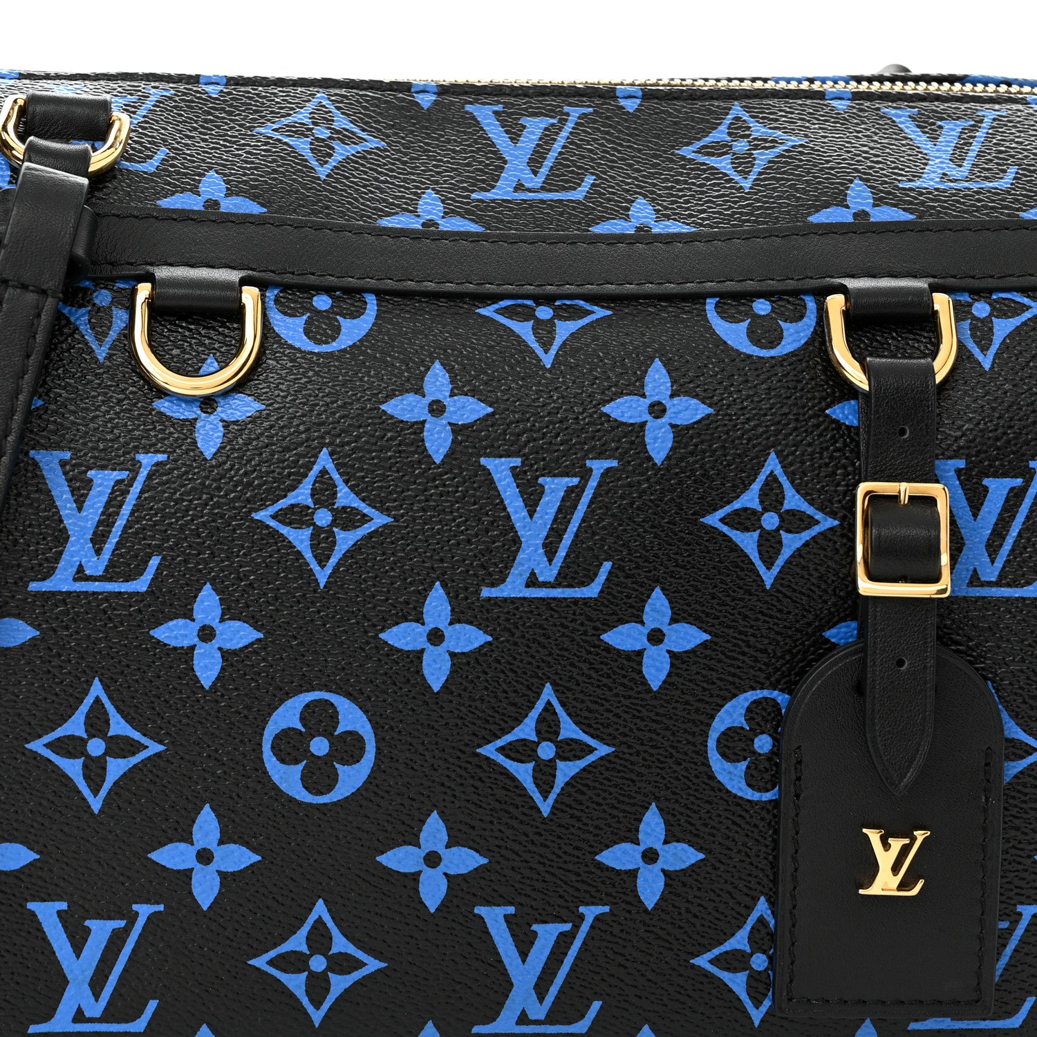 Louis Vuitton Colored Monogram Speedy Amazon PM Blue Black 8 of 12