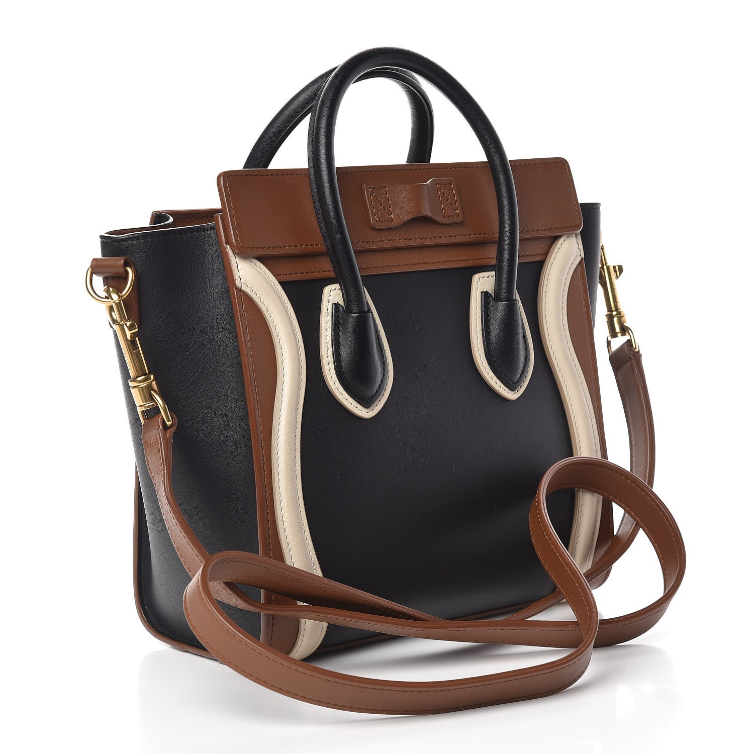 Celine Satin Calfskin Nano Tri-Color Luggage 3 of 15